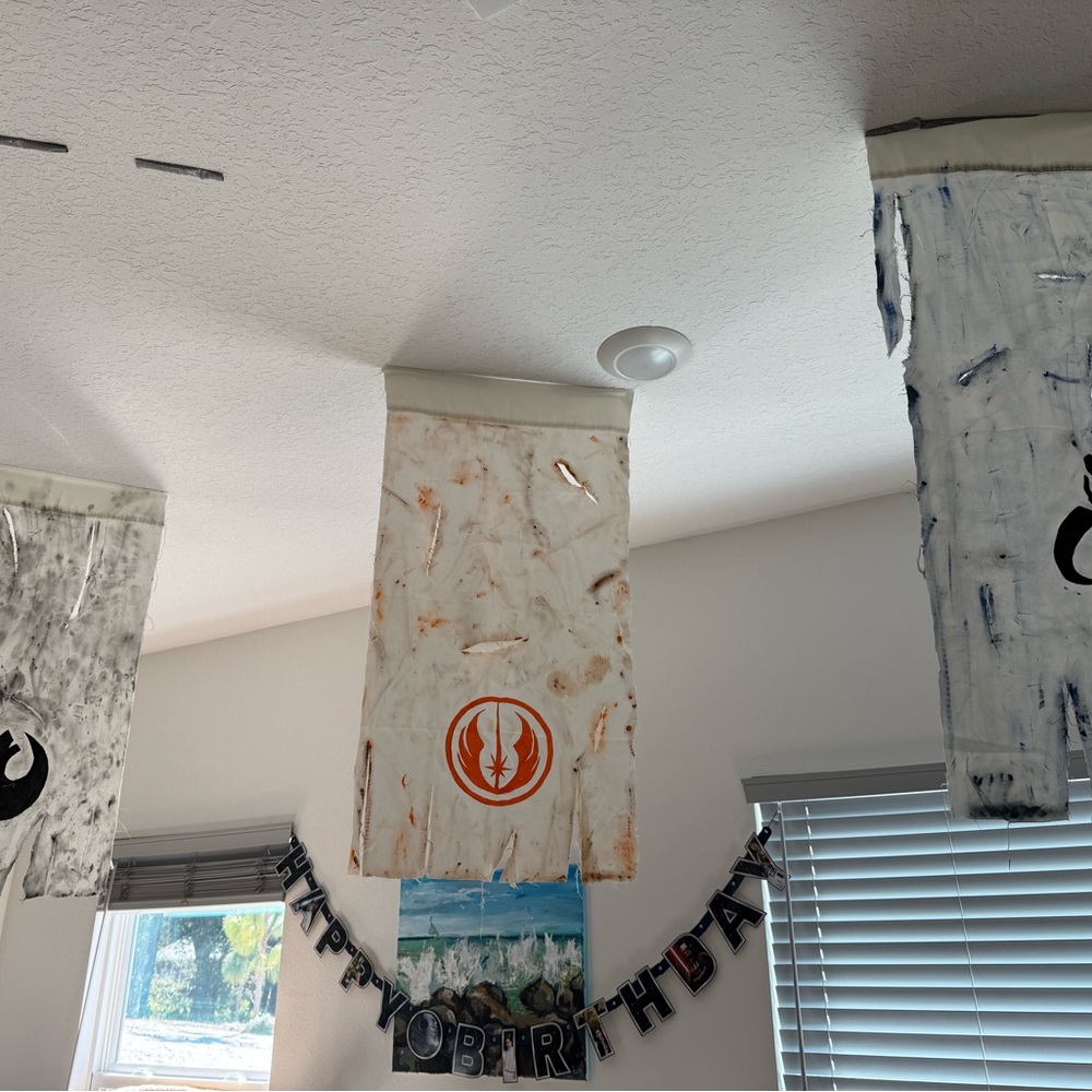 Decorative Star Wars banners